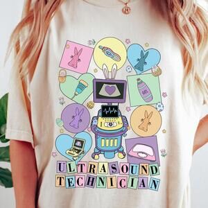 Easter Ultrasound Technician T-Shirt, Easter Sonographer Shirt, Ultrasound
